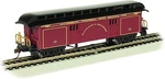 Bachmann Old-time Passenger Baggage Santa Fe Ho Scale Model Train. Fixed Price $41.75.