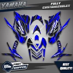 Graphics Kit For Yamaha Raptor 700R 2006-2012 Descals Stickers Atv. Fixed Price $161.70.