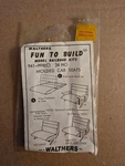 Walthers 941-998(C) Ho Scale Molded Car Seats Kit Time 1920S. Fixed Price $9.00.