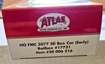 Ho Atlas #20006216, Fmc 5077 Sd Car, Early. Railbox #17721 New. Fixed Price $36.50.