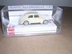 Busch #42761 1953 Volkswagen Beetle "w/oval Window" "cream" H.o. Scale 1:87. Fixed Price $24.99.