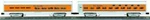 Mth 20-6102, Denver Rio Grande Painted, 60' Aluminum Sleeper/diner Set. Fixed Price $400.00.