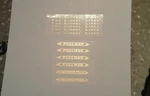 Lionel Early 603-603-604 Gold Metallic Waterslide Decal Pass. W/serif Set Look!. Fixed Price $11.00.