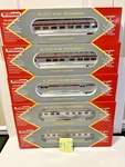 Williams O-ga 72' 5-CAR Santa Fe Super Chief Streamline Passenger Set Br New. Fixed Price $250.00.