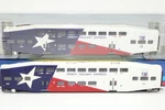Athearn Ho Scale Tre Trinity Railway Bombardier Passenger Control Coach Car Set. Fixed Price $208.00.