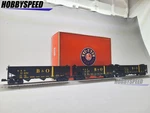 Lionel Baltimore & Ohio 3BAY Hopper W/peaked Ends 3-PACK #b Gauge 2542205 New. Fixed Price $238.84.