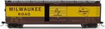 Rivarossi HR6584A Ho Milwaukee Road 50' Sliding-door Boxcar With Roofwalk #2101. Fixed Price $33.92.