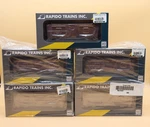 Rapido Trains Inc. Ho Scale Box Car Lot (5) Northwestern Pacific 130123A. Fixed Price $199.99.