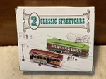 2-PACK H.o. Scale Readers Digest Classic Streetcar Toy Trolley/cable Set-mib. Fixed Price $12.95.