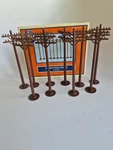 Lionel 6-62181 7" Plastic Telephone Poles Set Of (10) In Box. Fixed Price $14.95.