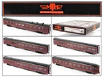 Ho Mth 80-60013 Norfolk & Western 5 Car Passenger Set (smooth). Fixed Price $800.00.