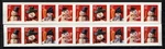 Usa, Scott 3680-3683, Mnh Set Of Strips Christmas Snowman PNC9 #G1111, G1112. Fixed Price $31.75.