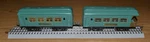 Ives Prewar No. 133 Parlor Car & 134 Observation Passenger Gauge Excellent. Fixed Price $69.99.