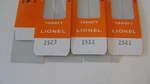 Lionel Licensed 2521-2522-2523 Window Passenger Car Boxes. Fixed Price $23.95.