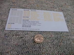 Walthers Decals Ho Amtrak 932-10164-10168 Lakeland Sumter Albany Etc K51. Fixed Price $9.25.