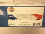 Athearn Ho 25970, Bombardier Coach 3-PACK, Uta Frontrunner. Fixed Price $449.99.