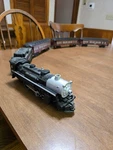 Lionel Lines Steam Locomotive #1900 & Rail Sounds Tender, 3 Cars - Gauge. Fixed Price $225.00.