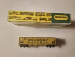 Vintage Scale Minitrix 3279 Peabody 4 Bay Open Hopper With Micro Couplers /. Fixed Price $11.00.