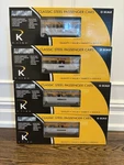 K-line Rio Grande 15 Prospector Extended Aluminum Car Set K4621-A Nib $675. Fixed Price $575.00.