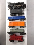 Lionel #1101 Scout Steam Locomotive & Tender 4 Car Freight Set 5 O/boxes C-6. Fixed Price $49.99.
