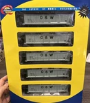 Athearn Rtr Ho Scale #94919 Bathtub Coal Gondola SET/5 Onieda & Western Nib. Fixed Price $169.99.