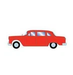 Athearn 74116 Ho Scale 1950'S Red Sedan. Fixed Price $19.99.