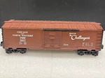 Lionel 6-16617 Chicago & Northwestern Boxcar. Fixed Price $28.50.