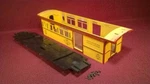 Aristo-craft 6268 Passenger Combine Body Shell Panhandle & Sf Railway. Fixed Price $18.95.