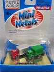 Mini Metals Classic Works / 1:160 Scale Set Of '53 White 3000 Box Trucks. Fixed Price $13.95.