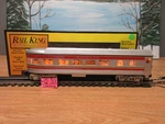 Mth Rail King 30-6103- Santa Fe O-27 Streamlined Observation Car O.b.. Fixed Price $36.00.