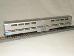 Kato Ho 35-6031 Amtrak Bi-level Passenger Car 4-WINDOW Coach, W/lights. Fixed Price $98.00.