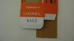 Lionel Licensed 6465 Two Dome Tank Car Window Box. Fixed Price $7.49.