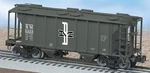 Lionel Boston Maine PS-2 Covered Bay Hopper Car 6-17039! Scale Freight B&m. Fixed Price $79.95.