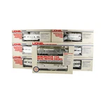 Lionel Burlington Powered Diesel Locomotive Scale Model Train 7 Car Set. Fixed Price $849.99.