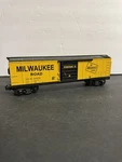 Mth Railking Milwaukee Road Boxcar 30-74147! Gauge Train Freight W/box. Fixed Price $35.00.