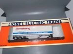 Lionel 1991 Lcca Convention Flat Car With Armstrong Trailer 6-17887. Fixed Price $29.99.