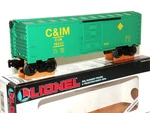 Lionel Train 6-19237 Chicago & Illinois Midland Box Car. Fixed Price $17.95.