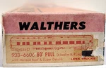 Walthers 933-6606, 80' Pullman, Bdrm, Buffet Lounge, Ho, Steel Sided, Vintage. Fixed Price $32.50.