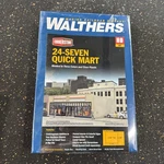 Walthers Cornerstone Ho Scale Building/structure Kit 24-SEVEN Quick Mart. Fixed Price $24.95.