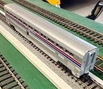 Scale Con Cor Amtrak Superliner Passenger Dining Car W Rapido Couplers. Fixed Price $19.00.
