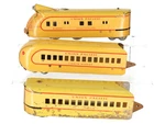 Marx M-10000 Vintage Up Yellow/brown Diesel Streamliner Set W/2 Passenger Cars. Fixed Price $112.79.