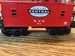 Lionel New York Central Illuminated Caboose Nyc 21- 6-36553 : Gauge. Fixed Price $33.50.