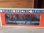 Lionel 16907 Flat Car With Farm Tractors Excellent In Box. Fixed Price $19.99.