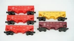 Lionel Scale Post War Lehigh Valley Lv 25000 Gondola Set Of 5X No Boxes B2. Fixed Price $55.00.