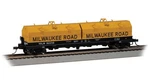 Bachmann 55' Coil Car With Angled Hoods And Load Milwaukee Road #9 71426. Fixed Price $82.98.