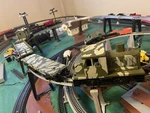 Lionel, O, 6-1355, Commando Assault Switcher & Freight Car Train Set, Ob. Fixed Price $88.00.
