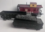 Lionel 6456 Lehigh Valley Hopper + 2466W Tender New Bright Caboose Lot Gauge. Fixed Price $29.99.