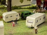 2 Ho Scale 1/87 Caravans - Faller 140483. Fixed Price $21.18.