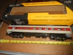 Gauge K-line K4838-0464 Lakawanna Diner Passenger Car Box. Light Works.. Fixed Price $75.00.