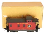 Oriental Limited Scale Brass Gn 25' Braced Caboose #611 (2-RAIL) Painted/box. Fixed Price $276.49.